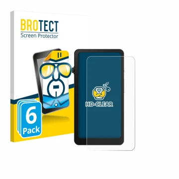 Parte frontale di una confezione del prodotto con il logo del marchio BROTECT. Accanto è raffigurato il dispositivo DuRoBo Kro