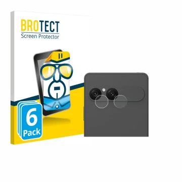 Parte frontale di una confezione del prodotto con il logo del marchio BROTECT. Accanto è raffigurato il dispositivo Sony Xperi