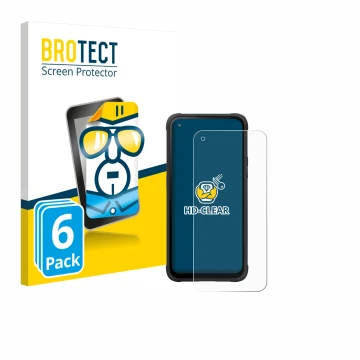 Parte frontale di una confezione del prodotto con il logo del marchio BROTECT. Accanto è raffigurato il dispositivo Hammer Bla