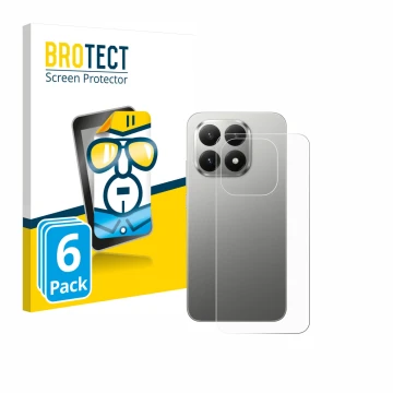 Parte frontale di una confezione del prodotto con il logo del marchio BROTECT. Accanto è raffigurato il dispositivo Xiaomi 15T