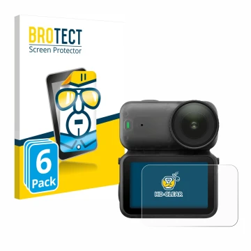Parte frontale di una confezione del prodotto con il logo del marchio BROTECT. Accanto è raffigurato il dispositivo DJI Osmo N