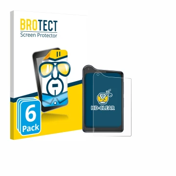 Parte frontale di una confezione del prodotto con il logo del marchio BROTECT. Accanto è raffigurato il dispositivo Xiaomi Qin