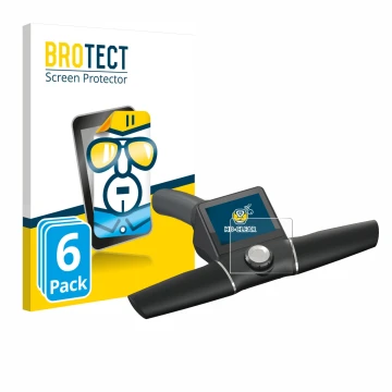 Parte frontale di una confezione del prodotto con il logo del marchio BROTECT. Accanto è raffigurato il dispositivo Motocaddy 