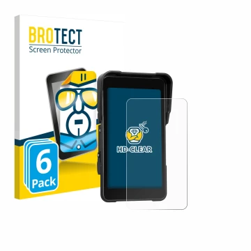 Parte frontale di una confezione del prodotto con il logo del marchio BROTECT. Accanto è raffigurato il dispositivo CAMECHO Mo