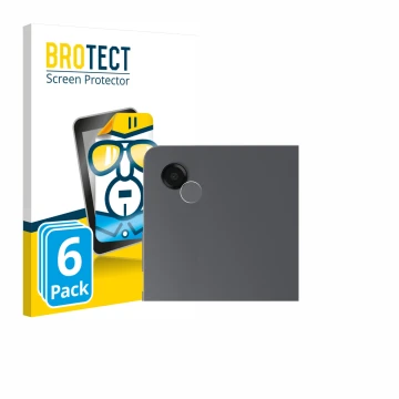 Parte frontale di una confezione del prodotto con il logo del marchio BROTECT. Accanto è raffigurato il dispositivo Samsung Ga