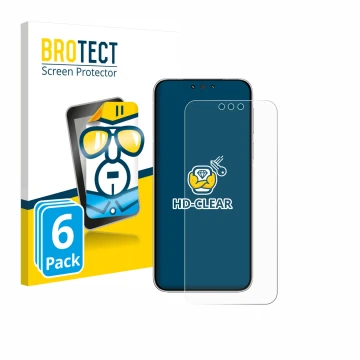 Parte frontale di una confezione del prodotto con il logo del marchio BROTECT. Accanto è raffigurato il dispositivo Huawei Mat