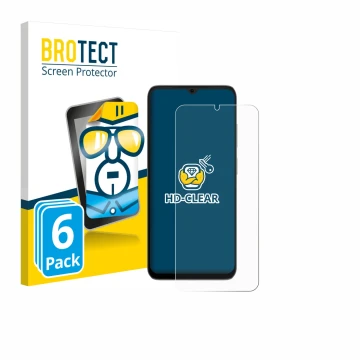 Parte frontale di una confezione del prodotto con il logo del marchio BROTECT. Accanto è raffigurato il dispositivo Doogee Not