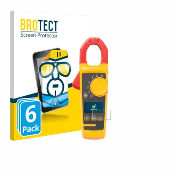 Parte frontale di una confezione del prodotto con il logo del marchio BROTECT. Accanto è raffigurato il dispositivo Fluke 325 