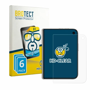 Parte frontale di una confezione del prodotto con il logo del marchio BROTECT. Accanto è raffigurato il dispositivo Apple iPho