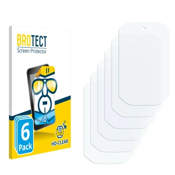 Parte frontale di una confezione del prodotto con il logo del marchio BROTECT. Accanto si trova la protezione per lo schermo c