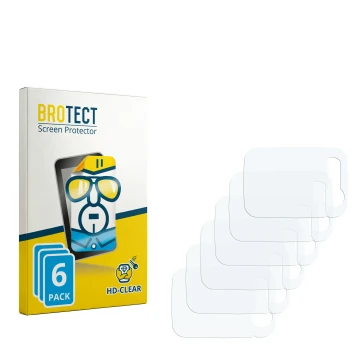 Parte frontale di una confezione del prodotto con il logo del marchio BROTECT. Accanto si trova la protezione per lo schermo c
