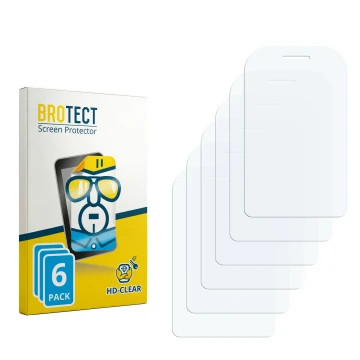 Parte frontale di una confezione del prodotto con il logo del marchio BROTECT. Accanto si trova la protezione per lo schermo c
