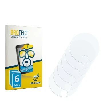 Parte frontale di una confezione del prodotto con il logo del marchio BROTECT. Accanto si trova la protezione per lo schermo c