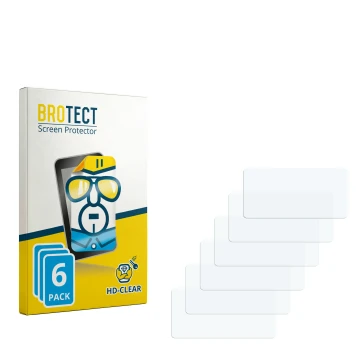 Parte frontale di una confezione del prodotto con il logo del marchio BROTECT. Accanto si trova la protezione per lo schermo c