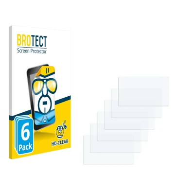 Parte frontale di una confezione del prodotto con il logo del marchio BROTECT. Accanto si trova la protezione per lo schermo c