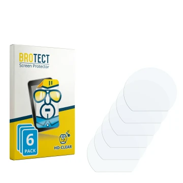 Parte frontale di una confezione del prodotto con il logo del marchio BROTECT. Accanto si trova la protezione per lo schermo c