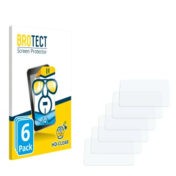 Parte frontale di una confezione del prodotto con il logo del marchio BROTECT. Accanto si trova la protezione per lo schermo c