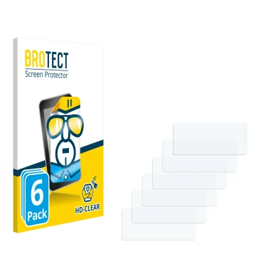 Parte frontale di una confezione del prodotto con il logo del marchio BROTECT. Accanto si trova la protezione per lo schermo c