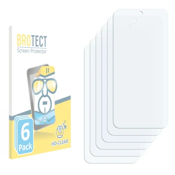 Parte frontale di una confezione del prodotto con il logo del marchio BROTECT. Accanto si trova la protezione per lo schermo c