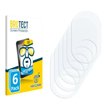 Parte frontale di una confezione del prodotto con il logo del marchio BROTECT. Accanto si trova la protezione per lo schermo c