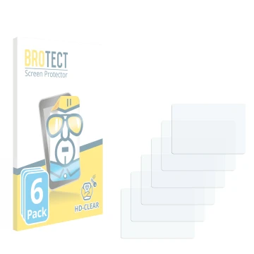 Parte frontale di una confezione del prodotto con il logo del marchio BROTECT. Accanto si trova la protezione per lo schermo c