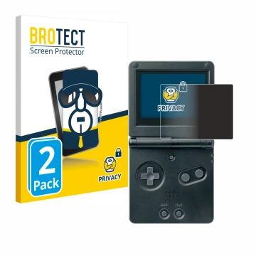 Parte frontale di una confezione del prodotto con il logo del marchio BROTECT. Accanto è raffigurato il dispositivo Nintendo G