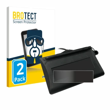 Parte frontale di una confezione del prodotto con il logo del marchio BROTECT. Accanto è raffigurato il dispositivo Topaz T-LB