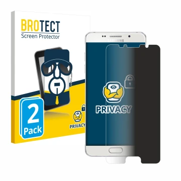 Parte frontale di una confezione del prodotto con il logo del marchio BROTECT. Accanto è raffigurato il dispositivo Samsung Ga