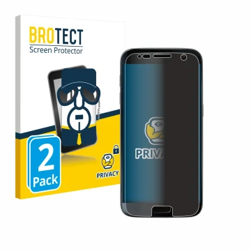 Parte frontale di una confezione del prodotto con il logo del marchio BROTECT. Accanto è raffigurato il dispositivo Samsung Ga