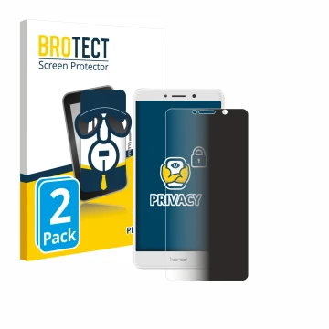 Parte frontale di una confezione del prodotto con il logo del marchio BROTECT. Accanto è raffigurato il dispositivo Honor 6X c