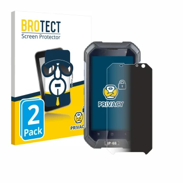 Parte frontale di una confezione del prodotto con il logo del marchio BROTECT. Accanto è raffigurato il dispositivo GoClever Q