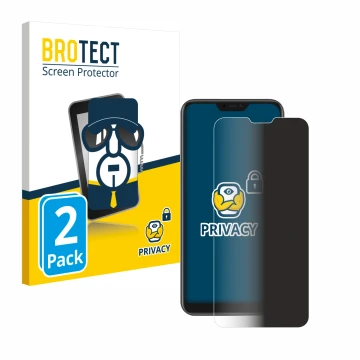 Parte frontale di una confezione del prodotto con il logo del marchio BROTECT. Accanto è raffigurato il dispositivo Xiaomi Mi 