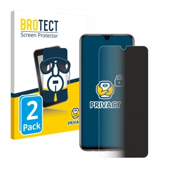 Parte frontale di una confezione del prodotto con il logo del marchio BROTECT. Accanto è raffigurato il dispositivo Honor 10 L