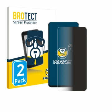 Parte frontale di una confezione del prodotto con il logo del marchio BROTECT. Accanto è raffigurato il dispositivo Oppo Reno 