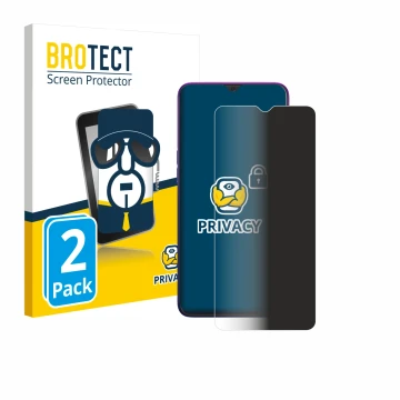 Parte frontale di una confezione del prodotto con il logo del marchio BROTECT. Accanto è raffigurato il dispositivo Oppo Reno 