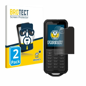 Parte frontale di una confezione del prodotto con il logo del marchio BROTECT. Accanto è raffigurato il dispositivo Nokia 800 