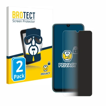 Parte frontale di una confezione del prodotto con il logo del marchio BROTECT. Accanto è raffigurato il dispositivo Samsung Ga