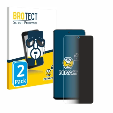 Parte frontale di una confezione del prodotto con il logo del marchio BROTECT. Accanto è raffigurato il dispositivo Samsung Ga