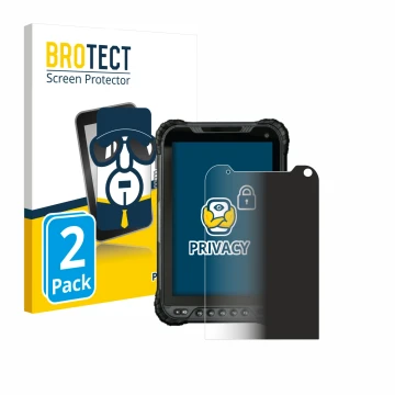 Parte frontale di una confezione del prodotto con il logo del marchio BROTECT. Accanto è raffigurato il dispositivo UniStrong 