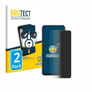 Parte frontale di una confezione del prodotto con il logo del marchio BROTECT. Accanto è raffigurato il dispositivo ASUS Zenfo