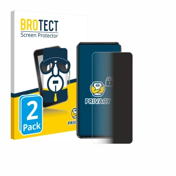 Parte frontale di una confezione del prodotto con il logo del marchio BROTECT. Accanto è raffigurato il dispositivo ASUS Zenfo