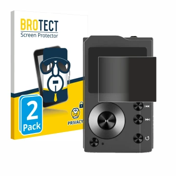 Parte frontale di una confezione del prodotto con il logo del marchio BROTECT. Accanto è raffigurato il dispositivo Surfans F2