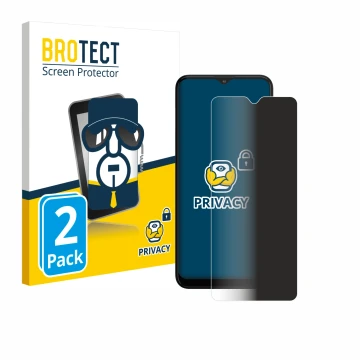 Parte frontale di una confezione del prodotto con il logo del marchio BROTECT. Accanto è raffigurato il dispositivo Motorola M