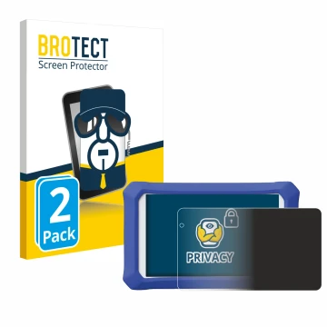 Parte frontale di una confezione del prodotto con il logo del marchio BROTECT. Accanto è raffigurato il dispositivo Clementoni
