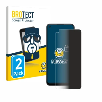 Parte frontale di una confezione del prodotto con il logo del marchio BROTECT. Accanto è raffigurato il dispositivo OnePlus No