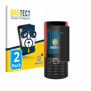 Parte frontale di una confezione del prodotto con il logo del marchio BROTECT. Accanto è raffigurato il dispositivo Nokia 5710
