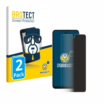 Parte frontale di una confezione del prodotto con il logo del marchio BROTECT. Accanto è raffigurato il dispositivo Motorola M