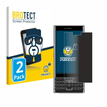 Parte frontale di una confezione del prodotto con il logo del marchio BROTECT. Accanto è raffigurato il dispositivo Unihertz T