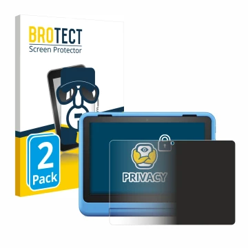 Parte frontale di una confezione del prodotto con il logo del marchio BROTECT. Accanto è raffigurato il dispositivo Amazon Fir
