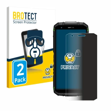 Parte frontale di una confezione del prodotto con il logo del marchio BROTECT. Accanto è raffigurato il dispositivo Doogee S41